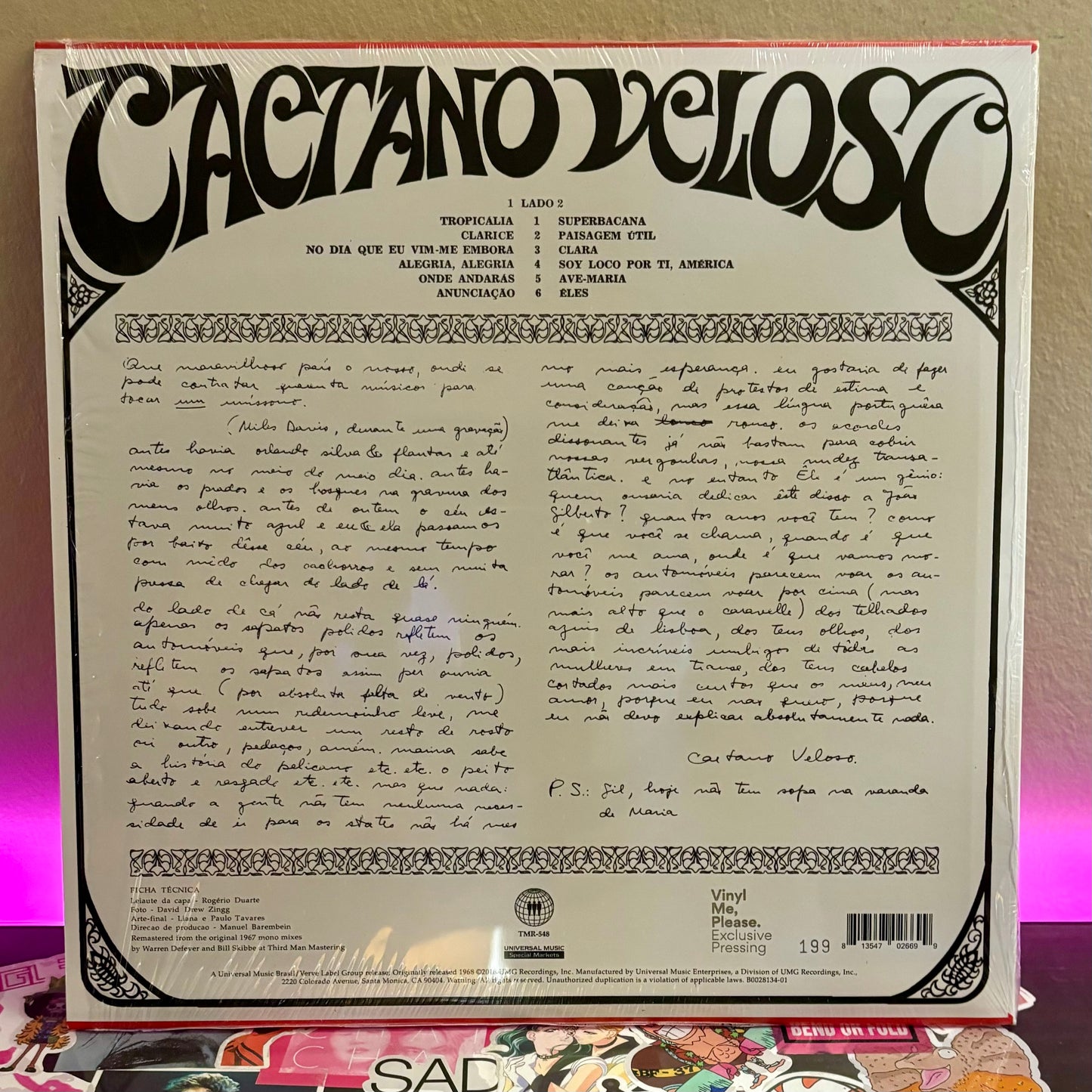 Caetano Veloso - Caetano Veloso
LP, VMP Exclusive